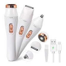 Blawless Womens Facial Hair Remover Facial Hair Removal Women 3in1 Hair Removal Device Electric Face Shaver 3 Replacement Heads